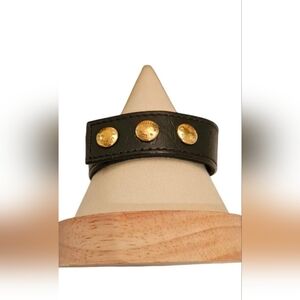 Louis Vuitton Leather Wrap Bracelet, DARK BROWN Description* Leather shell*